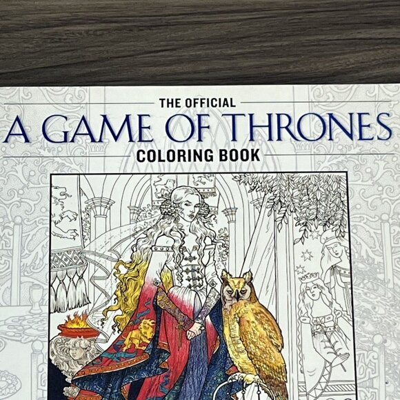 2015 The Official Game Of Thrones Coloring Book George R R Martin Clean Pages - Picture 3 of 16